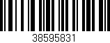 Código de barras (EAN, GTIN, SKU, ISBN): '38595831'