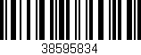 Código de barras (EAN, GTIN, SKU, ISBN): '38595834'