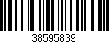 Código de barras (EAN, GTIN, SKU, ISBN): '38595839'