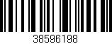 Código de barras (EAN, GTIN, SKU, ISBN): '38596198'