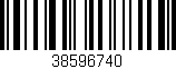 Código de barras (EAN, GTIN, SKU, ISBN): '38596740'