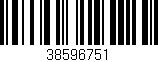 Código de barras (EAN, GTIN, SKU, ISBN): '38596751'