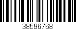 Código de barras (EAN, GTIN, SKU, ISBN): '38596768'
