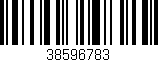 Código de barras (EAN, GTIN, SKU, ISBN): '38596783'