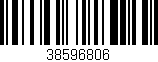 Código de barras (EAN, GTIN, SKU, ISBN): '38596806'