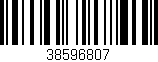 Código de barras (EAN, GTIN, SKU, ISBN): '38596807'