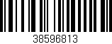 Código de barras (EAN, GTIN, SKU, ISBN): '38596813'