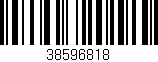 Código de barras (EAN, GTIN, SKU, ISBN): '38596818'