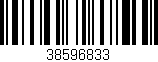 Código de barras (EAN, GTIN, SKU, ISBN): '38596833'