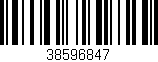 Código de barras (EAN, GTIN, SKU, ISBN): '38596847'