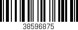 Código de barras (EAN, GTIN, SKU, ISBN): '38596875'