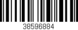 Código de barras (EAN, GTIN, SKU, ISBN): '38596884'