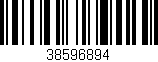 Código de barras (EAN, GTIN, SKU, ISBN): '38596894'