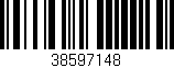 Código de barras (EAN, GTIN, SKU, ISBN): '38597148'