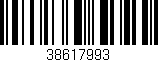 Código de barras (EAN, GTIN, SKU, ISBN): '38617993'