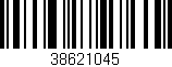 Código de barras (EAN, GTIN, SKU, ISBN): '38621045'