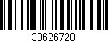 Código de barras (EAN, GTIN, SKU, ISBN): '38626728'