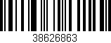 Código de barras (EAN, GTIN, SKU, ISBN): '38626863'