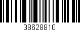 Código de barras (EAN, GTIN, SKU, ISBN): '38628810'