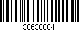 Código de barras (EAN, GTIN, SKU, ISBN): '38630804'
