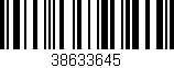 Código de barras (EAN, GTIN, SKU, ISBN): '38633645'