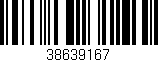 Código de barras (EAN, GTIN, SKU, ISBN): '38639167'