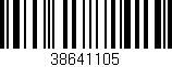 Código de barras (EAN, GTIN, SKU, ISBN): '38641105'