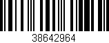 Código de barras (EAN, GTIN, SKU, ISBN): '38642964'