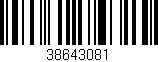 Código de barras (EAN, GTIN, SKU, ISBN): '38643081'