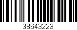 Código de barras (EAN, GTIN, SKU, ISBN): '38643223'