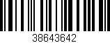 Código de barras (EAN, GTIN, SKU, ISBN): '38643642'