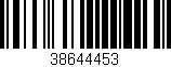 Código de barras (EAN, GTIN, SKU, ISBN): '38644453'