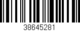 Código de barras (EAN, GTIN, SKU, ISBN): '38645281'
