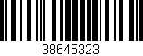 Código de barras (EAN, GTIN, SKU, ISBN): '38645323'