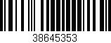 Código de barras (EAN, GTIN, SKU, ISBN): '38645353'