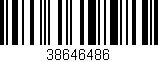 Código de barras (EAN, GTIN, SKU, ISBN): '38646486'