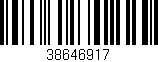 Código de barras (EAN, GTIN, SKU, ISBN): '38646917'