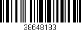 Código de barras (EAN, GTIN, SKU, ISBN): '38648183'