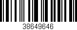 Código de barras (EAN, GTIN, SKU, ISBN): '38649646'