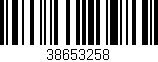 Código de barras (EAN, GTIN, SKU, ISBN): '38653258'