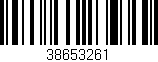 Código de barras (EAN, GTIN, SKU, ISBN): '38653261'