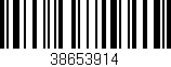 Código de barras (EAN, GTIN, SKU, ISBN): '38653914'