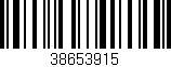Código de barras (EAN, GTIN, SKU, ISBN): '38653915'