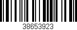 Código de barras (EAN, GTIN, SKU, ISBN): '38653923'