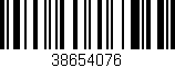 Código de barras (EAN, GTIN, SKU, ISBN): '38654076'