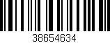 Código de barras (EAN, GTIN, SKU, ISBN): '38654634'