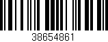 Código de barras (EAN, GTIN, SKU, ISBN): '38654861'