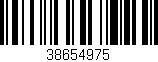 Código de barras (EAN, GTIN, SKU, ISBN): '38654975'