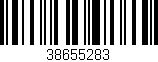 Código de barras (EAN, GTIN, SKU, ISBN): '38655283'