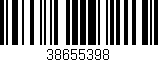 Código de barras (EAN, GTIN, SKU, ISBN): '38655398'